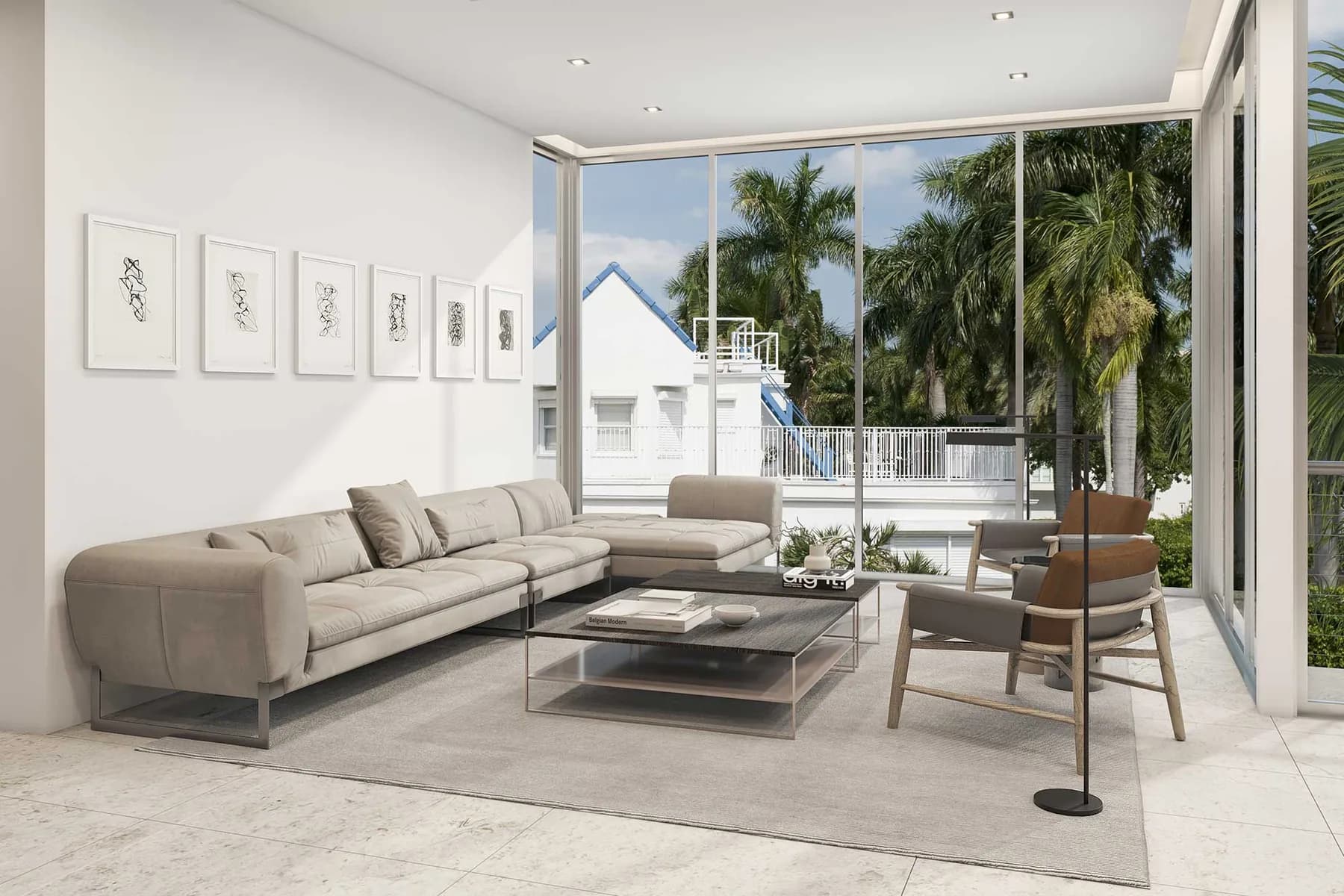 Living Room — Samana Residential