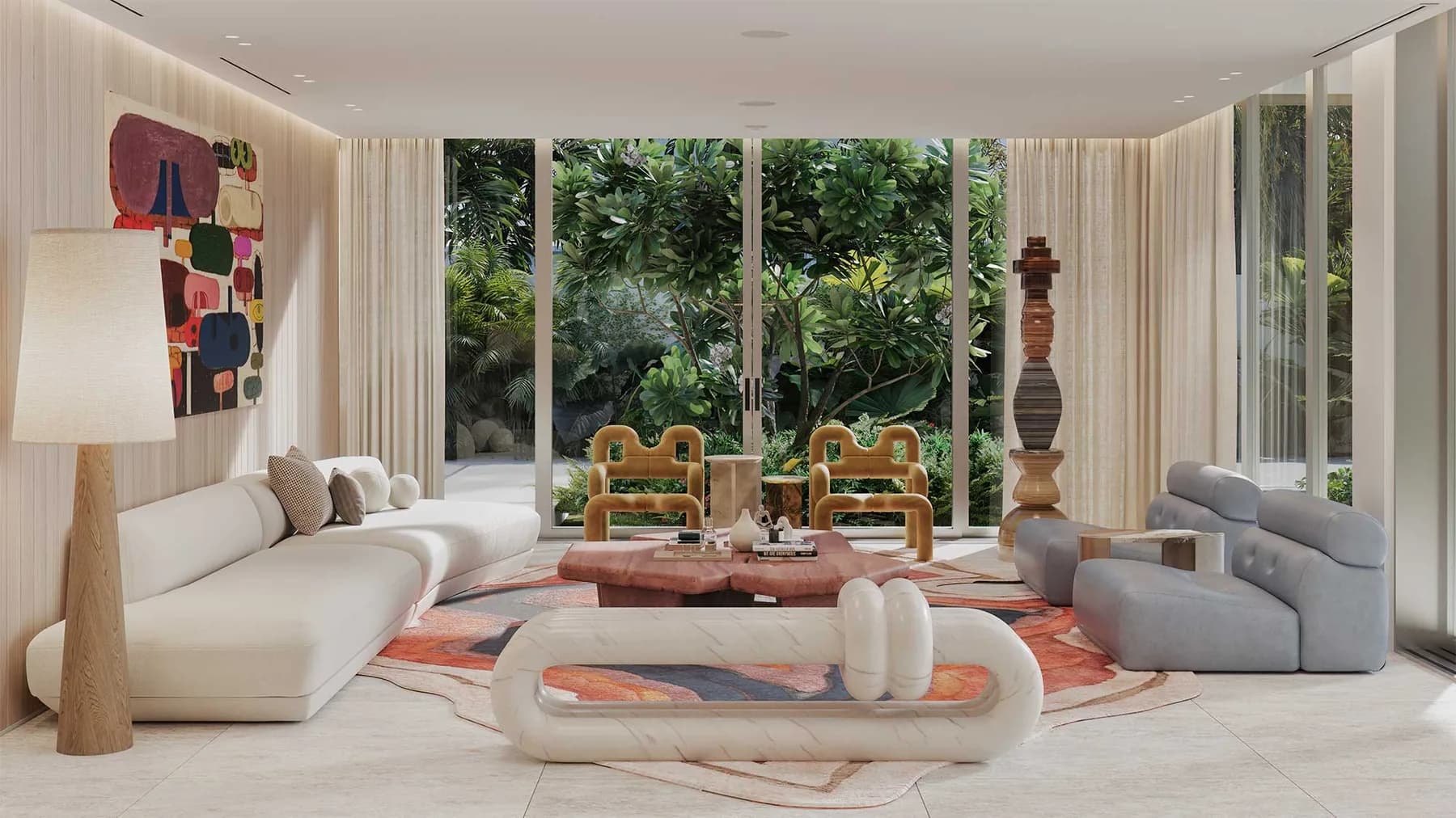 Living Room — Samana Residential